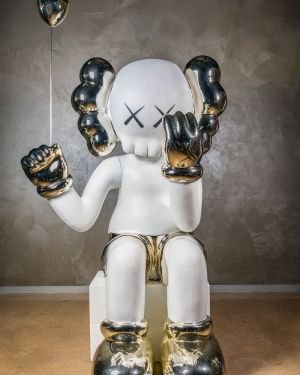 Kaws White Seated