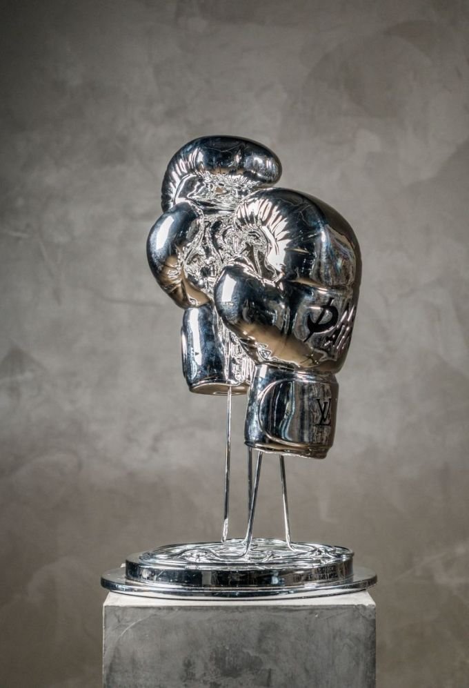 Chrome Boxing Gloves