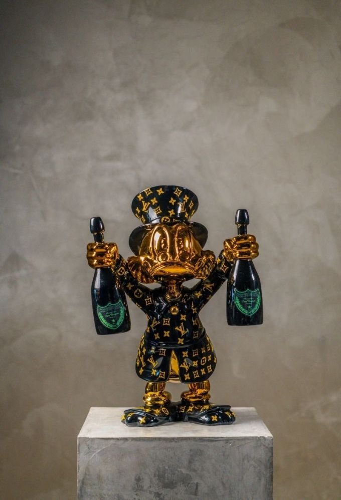 Chrome L.V Scrooge Dom Perignon