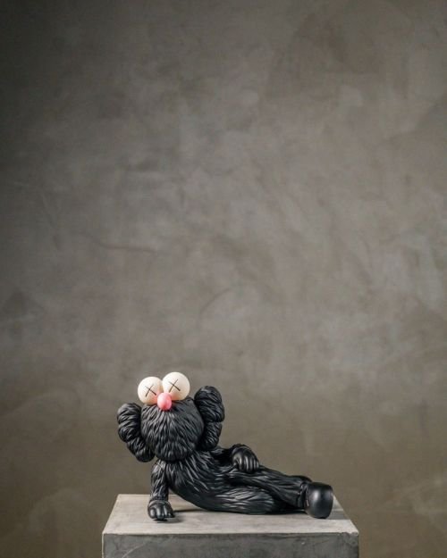 Kaws Cookie Monster Black