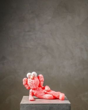 Kaws Cookie Monster Pink