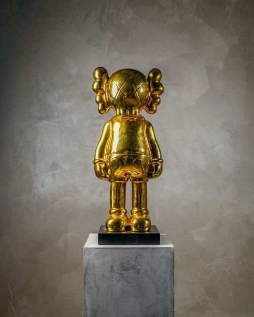 Kaws Gold Plated Stand Large