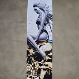 SkullSiren Art Skateboard