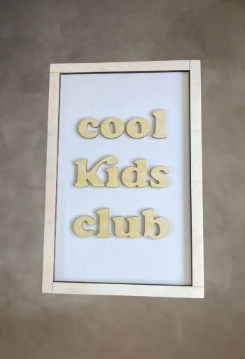 Cool Kids Club Frame A3