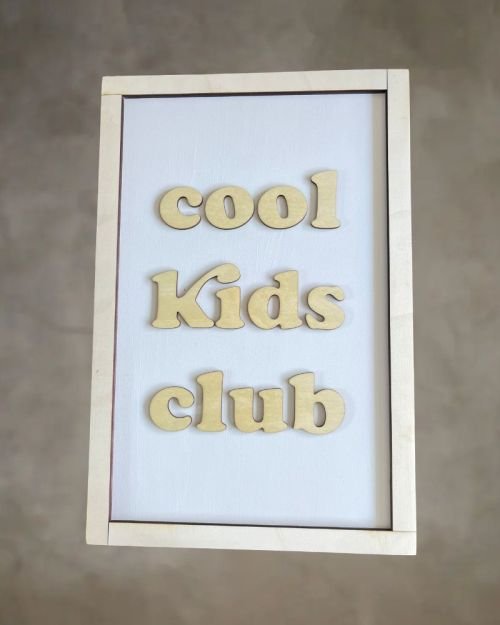 Cool Kids Club Frame A3