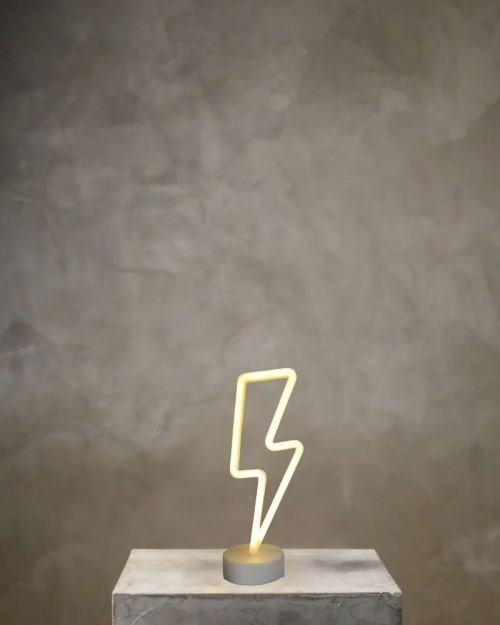 Lightening Bolt Lamp (White Light)