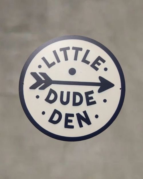 Little Dude Den Wall Decal