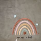 Rainbow wall sticker