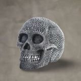 Silver skull ornament
