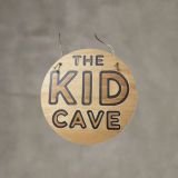 The kid cave sign