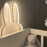 White miffy wall light