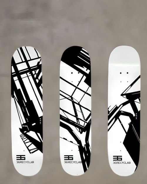 RecycleLab Triptych Art Skateboards