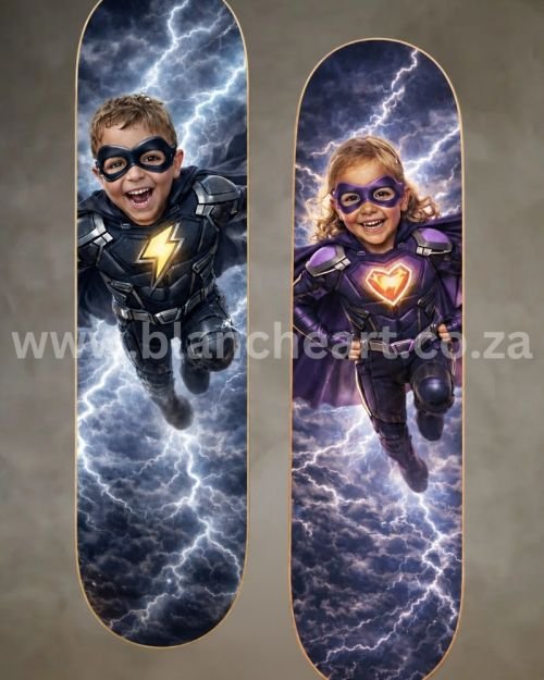 Create a Superhero Kid Skateboard